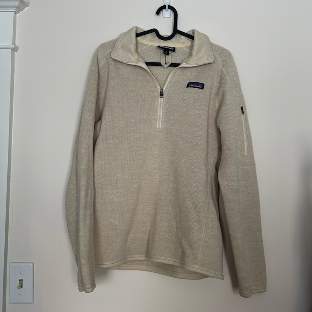 Patagonia Quarter Zip Tan